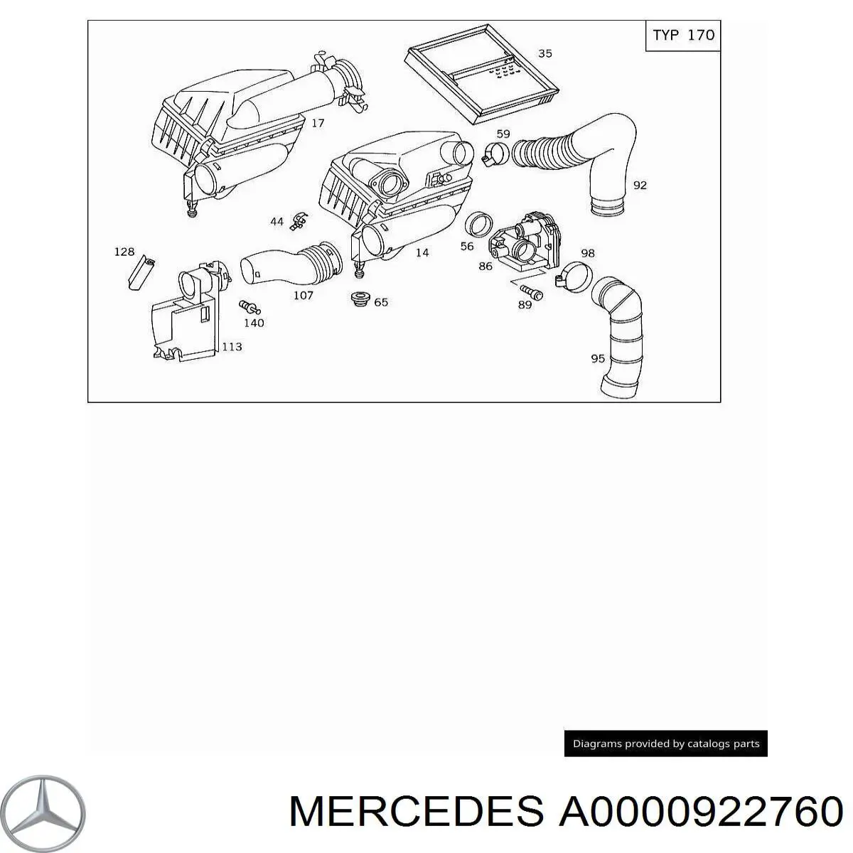 A0000922760 Mercedes 