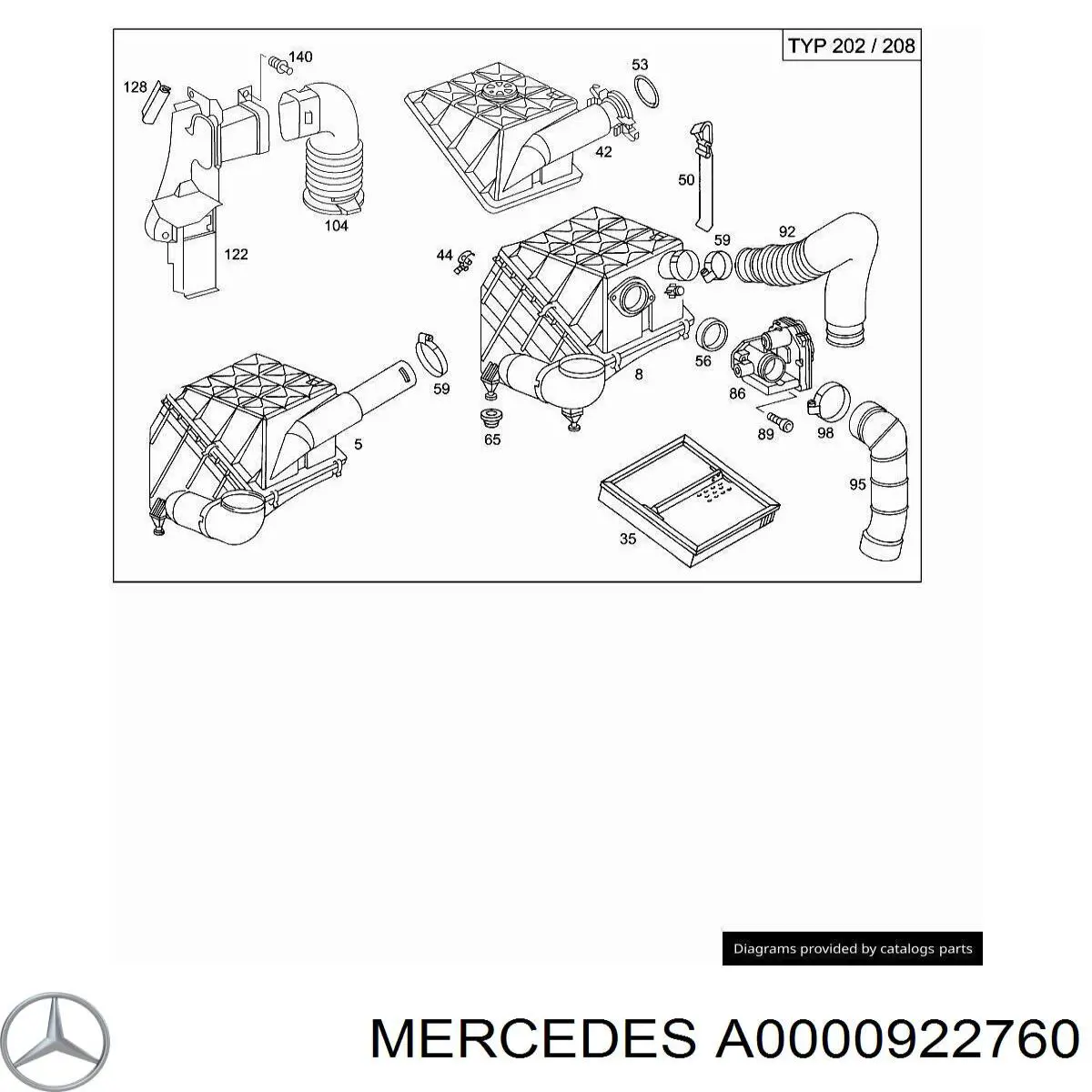  Mercedes A0000922760 precio, desde 6,69 EUR