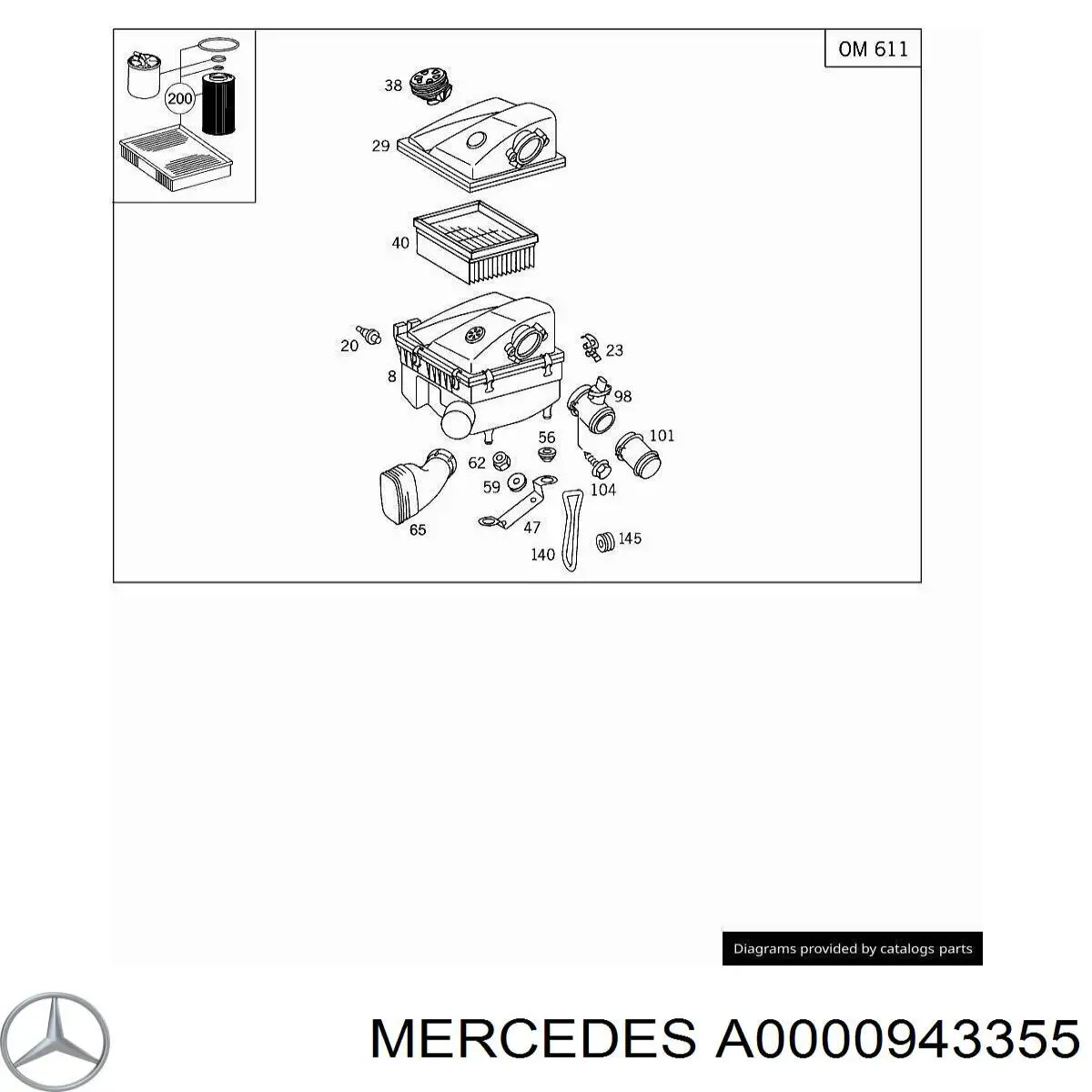  Mercedes A0000943355 precio, desde 4,54 EUR