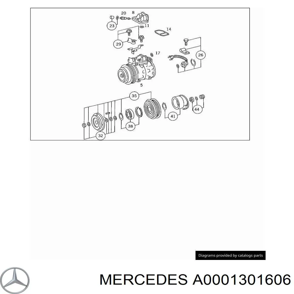 Polea del compresor de aire acondicionado Mercedes A0001324308 precio, desde 195,40 EUR