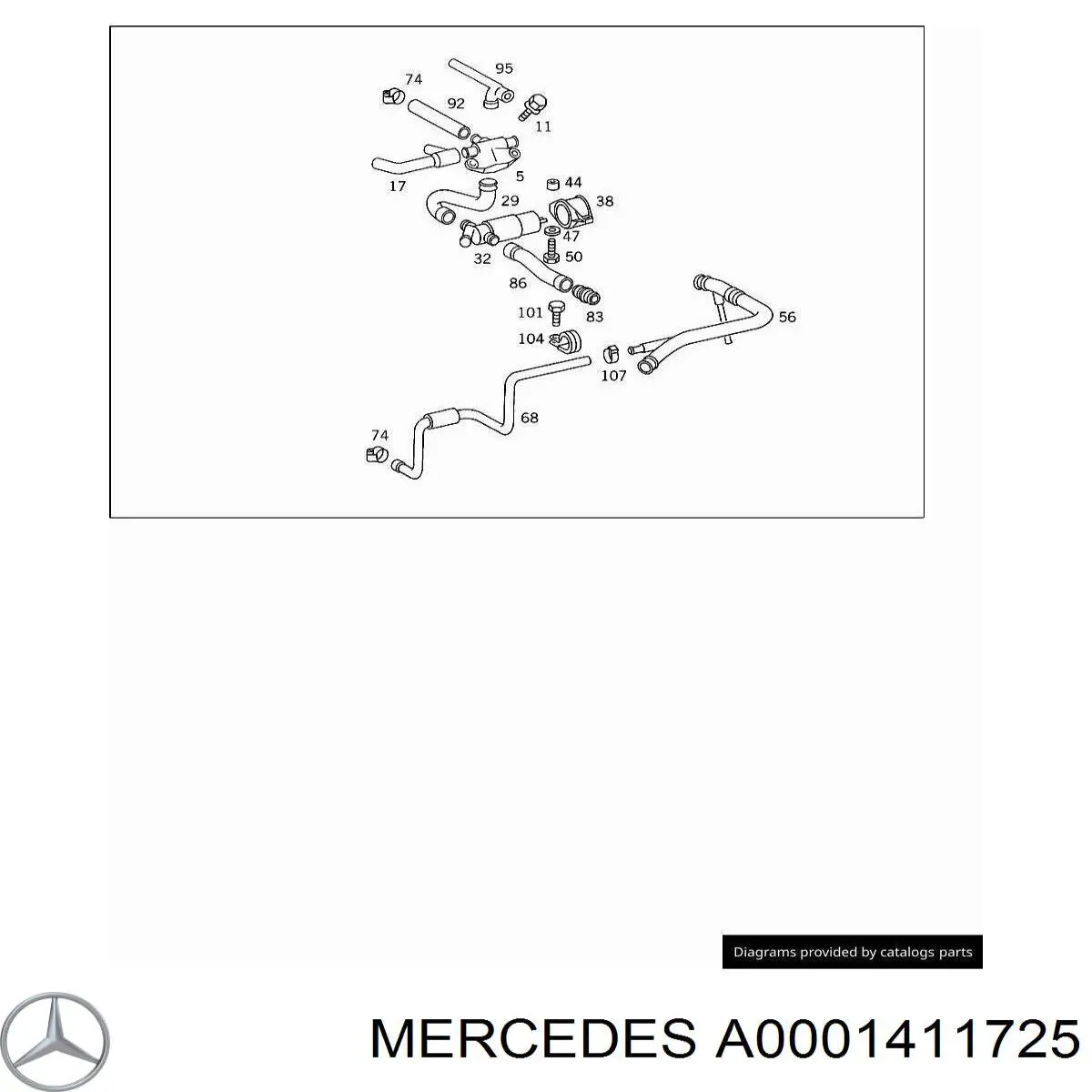 A0001411725 Mercedes