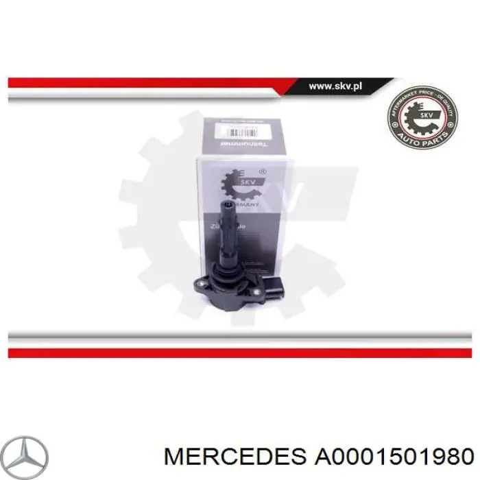 A0001501980 Mercedes bobina