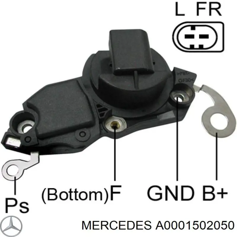 Alternador del motor Mercedes A0001502050 precio, desde 386,16 EUR