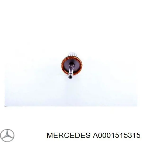 A0001515315 Mercedes inducido, motor de arranque