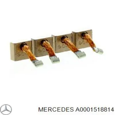0001518814 Mercedes portaescobillas motor de arranque