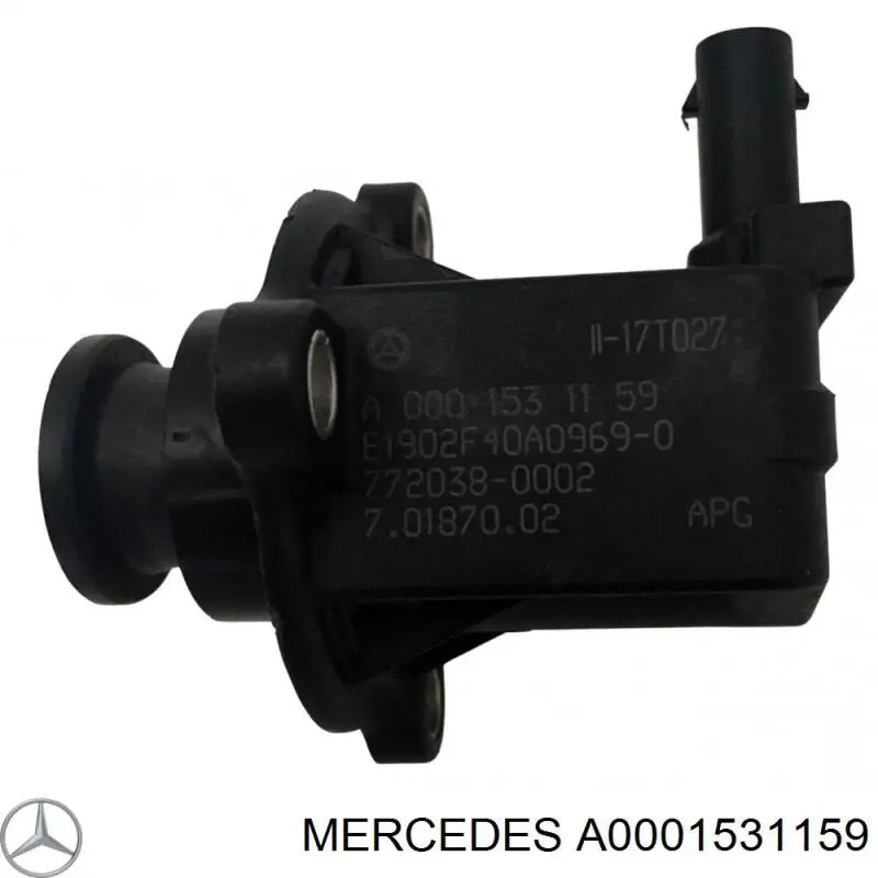Comprar A0001531159 Mercedes Válvula solenoide de control de presión de sobrealimentación