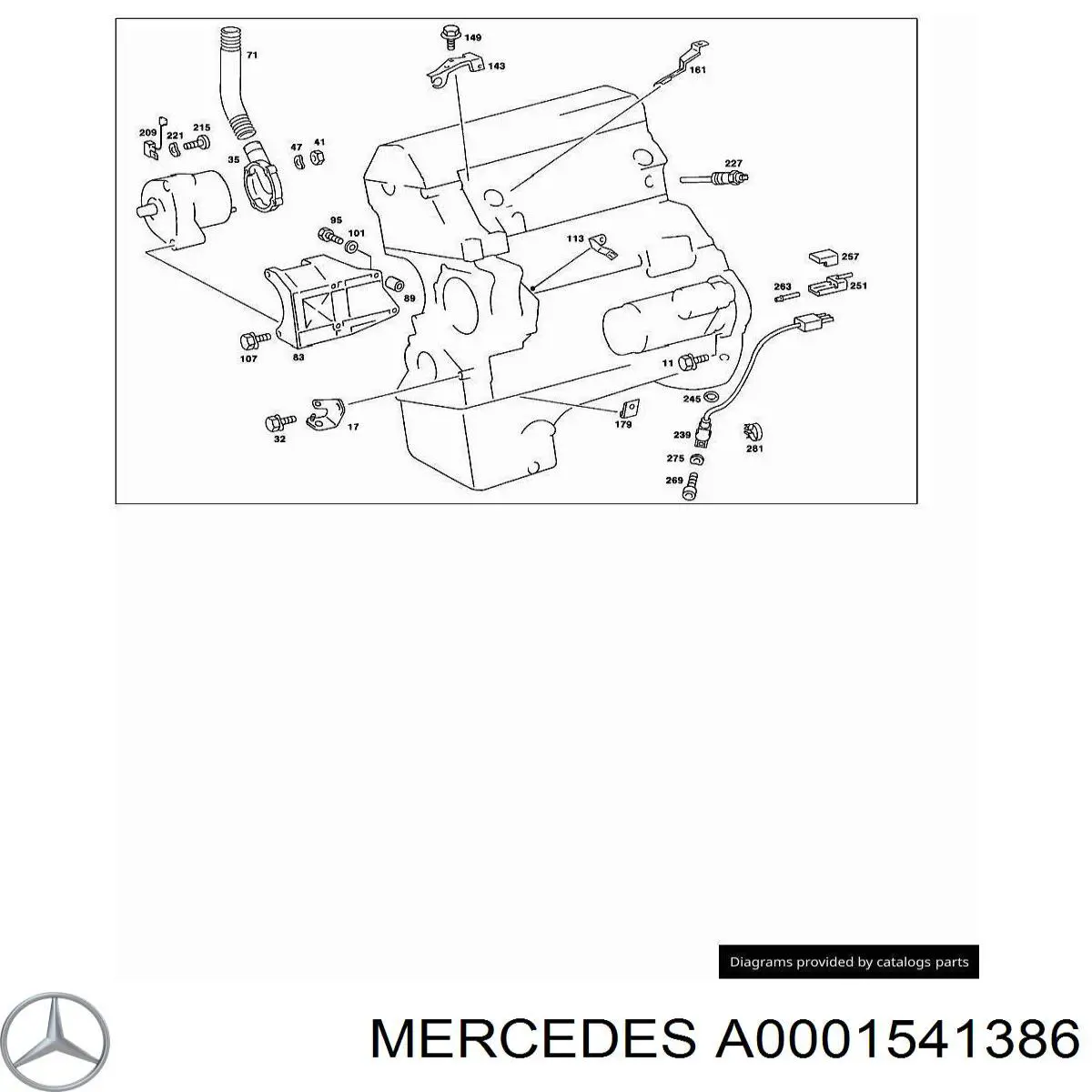 A0001540386 Mercedes 