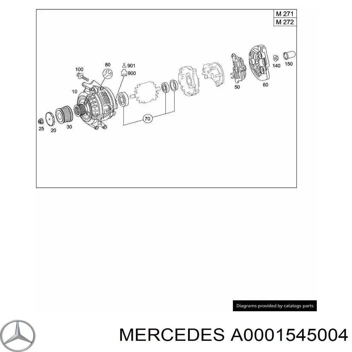 Tapa de el generador para Mercedes Sprinter (906)