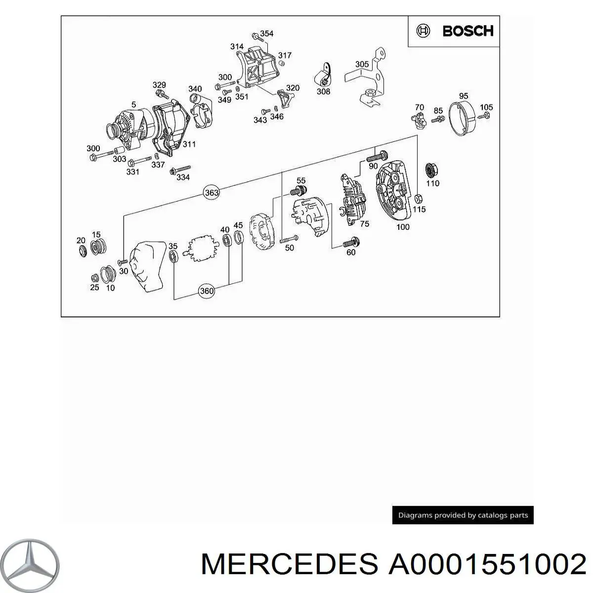 A0001551002 Mercedes