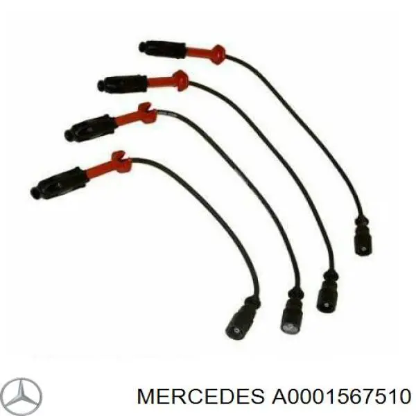 A0001567510 Mercedes terminal de la bujía de encendido