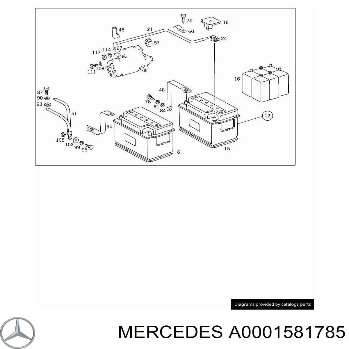 A0001581785 Mercedes 
