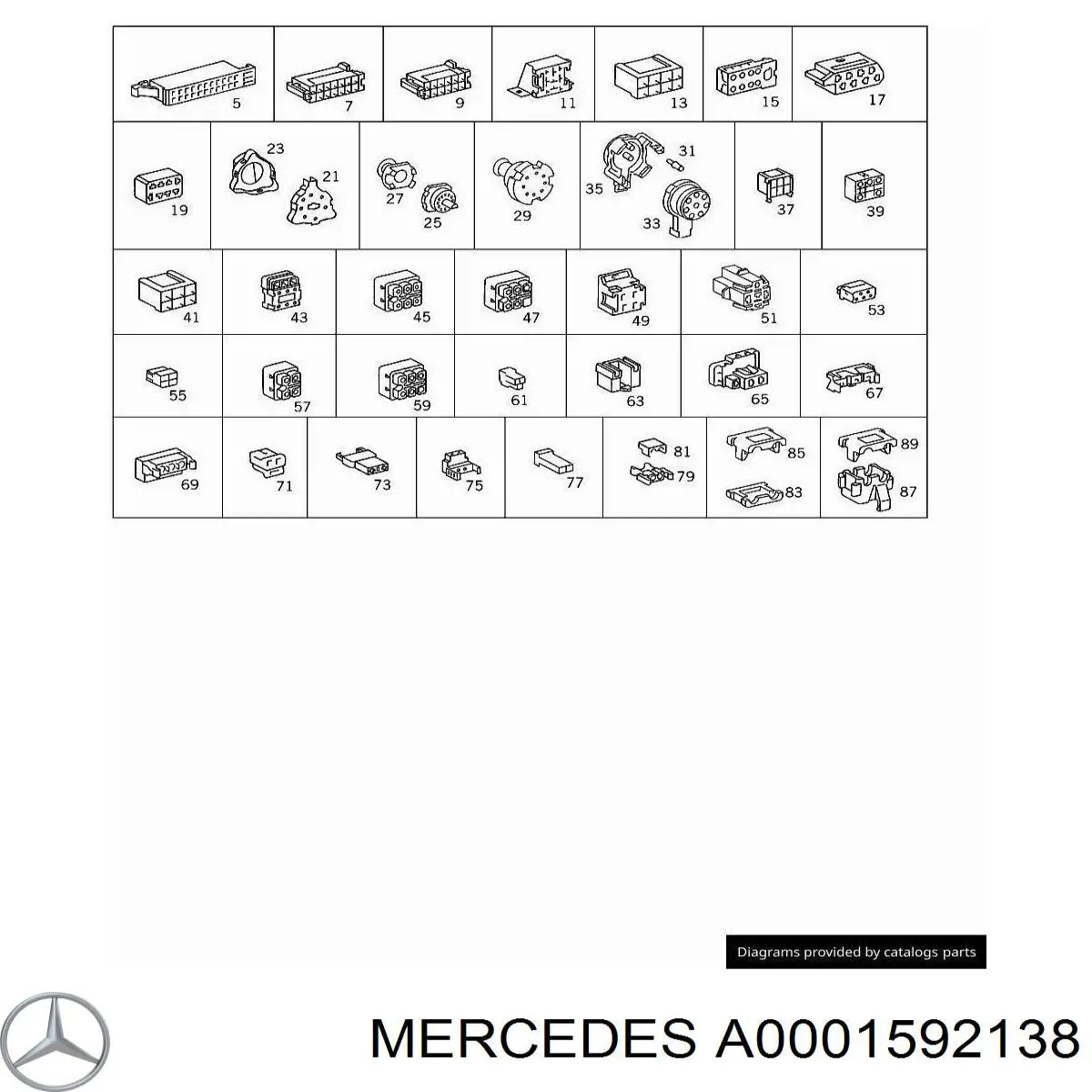  Mercedes A0001592138 precio, desde 13,31 EUR