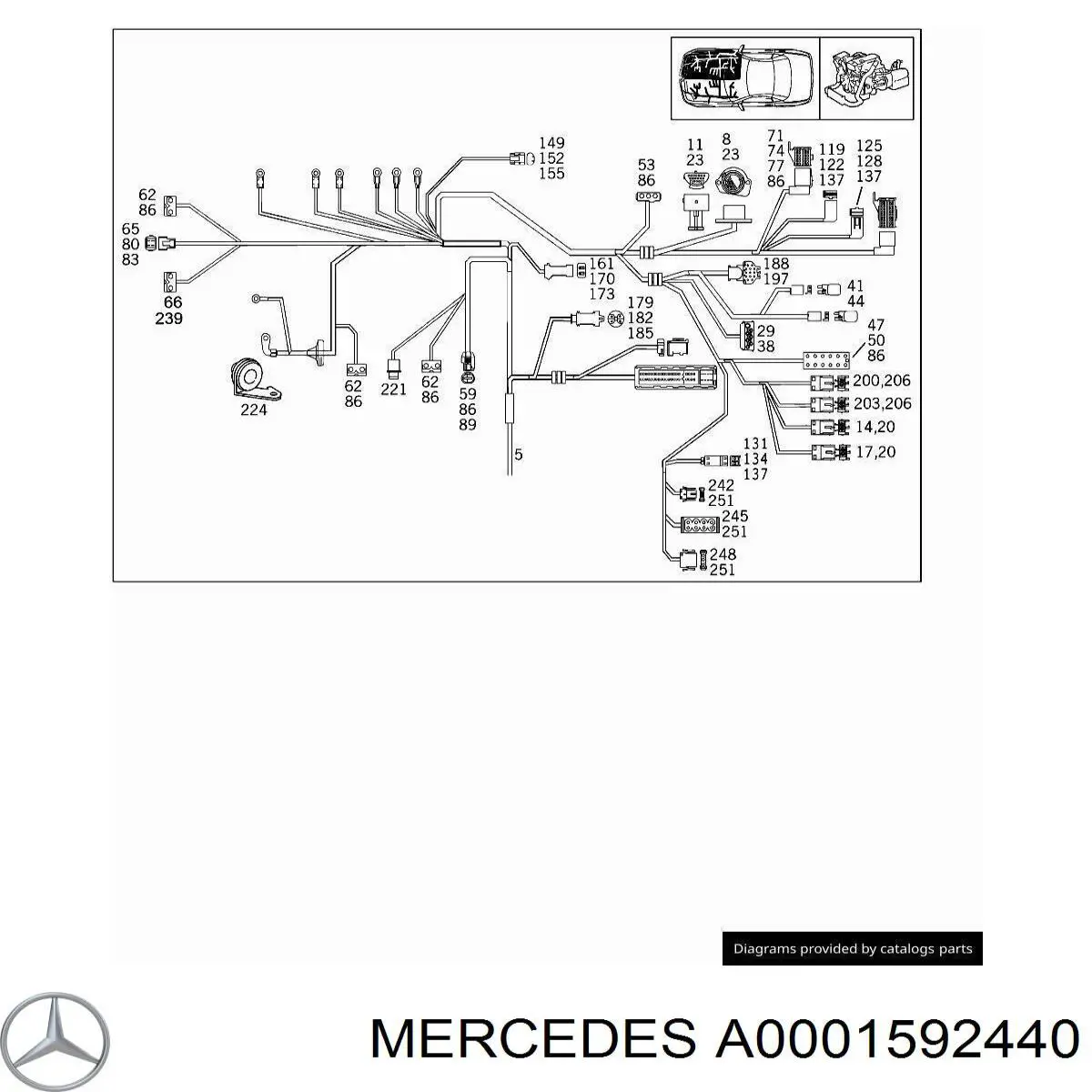 A0001592440 Mercedes 