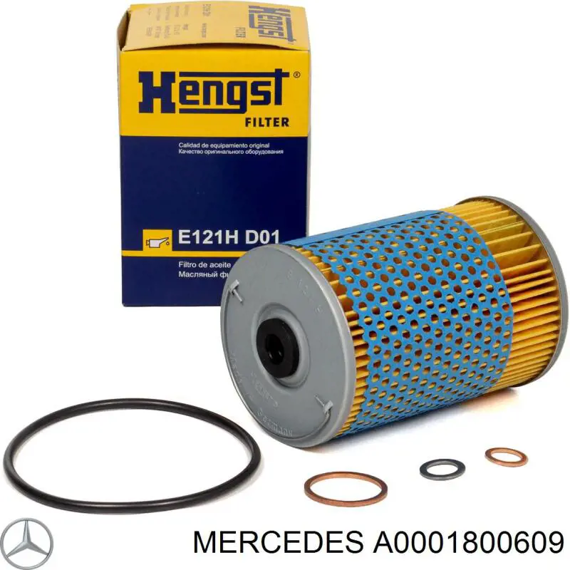 A0001800609 Mercedes filtro de aceite