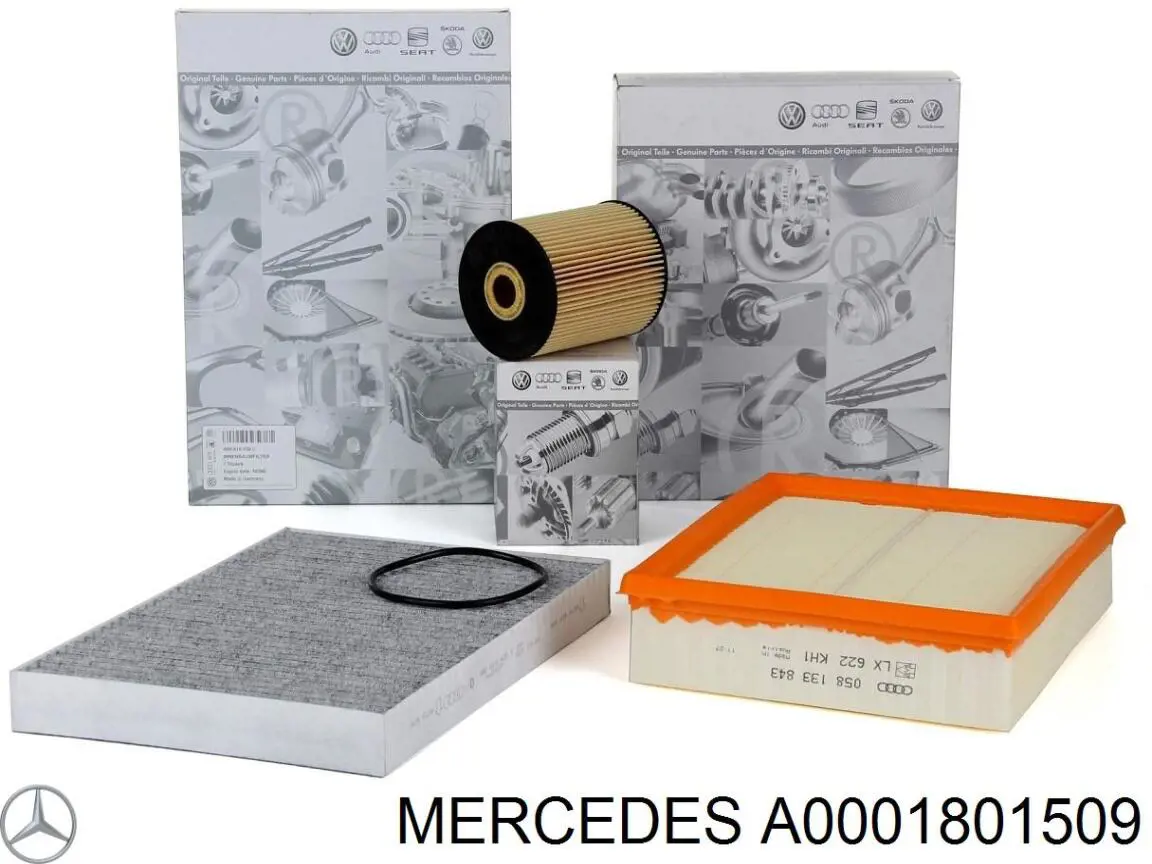 Comprar A0001801509 Mercedes Filtros de aceite