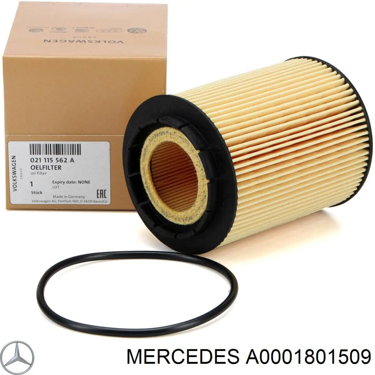 A0001801509 Mercedes filtro de aceite