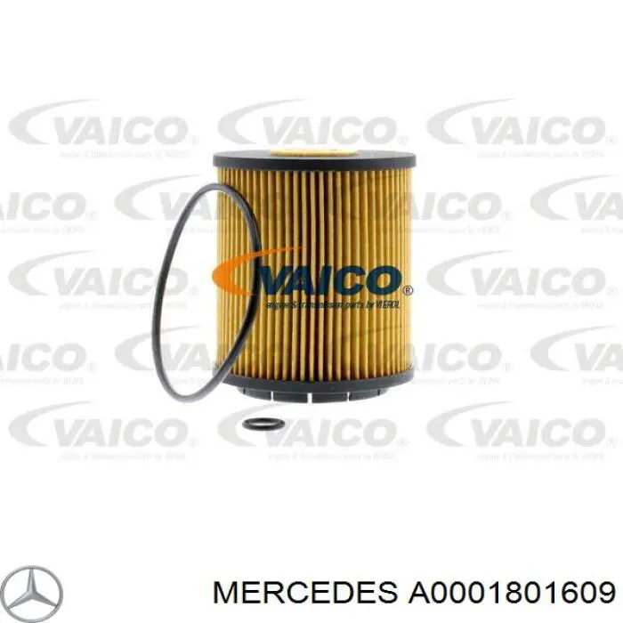 A0001801609 Mercedes filtro de aceite