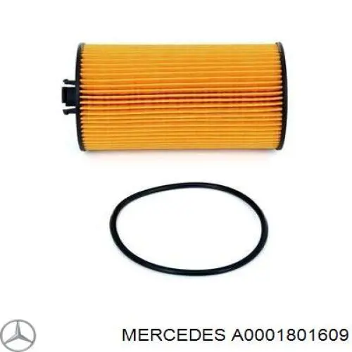 Filtro de aceite Mercedes A0001801609 precio, desde 7,48 EUR