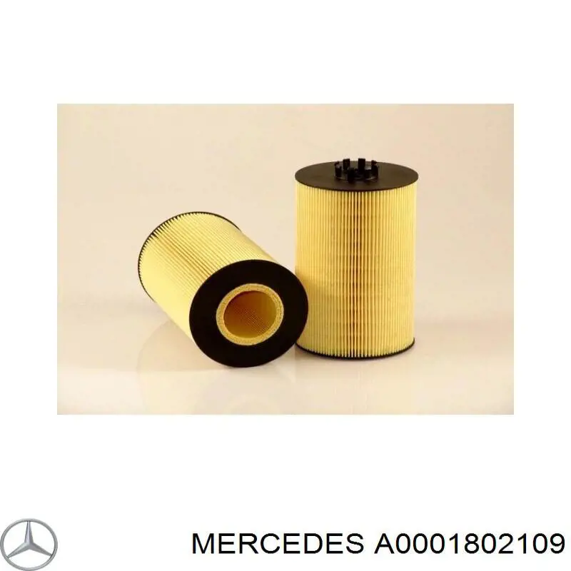 A0001802109 Mercedes filtro de aceite