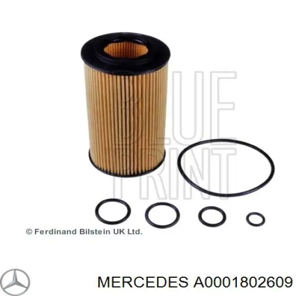 Comprar A0001802609 Mercedes Filtros de aceite
