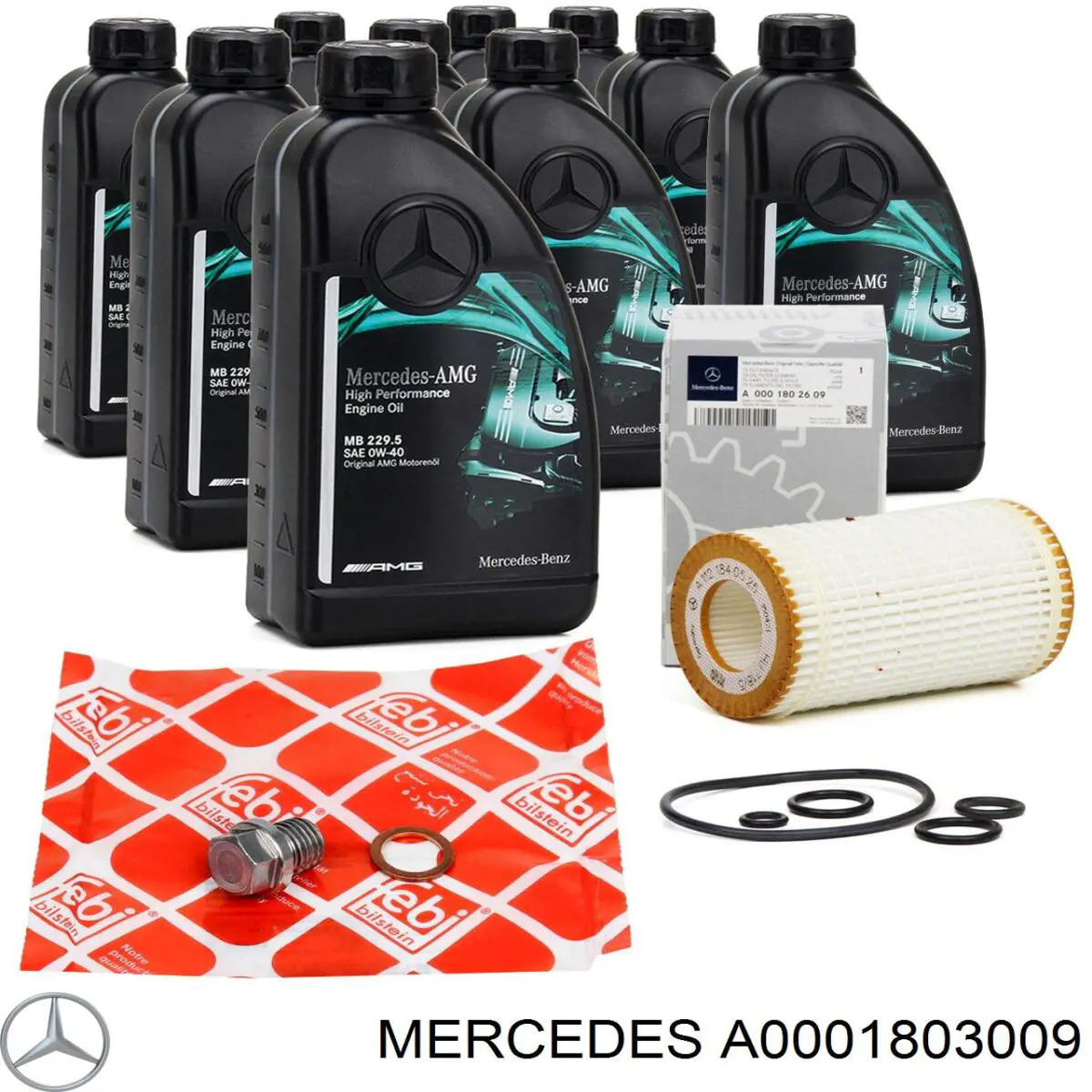 Filtro de aceite Mercedes A0001803009 precio, desde 14,35 EUR