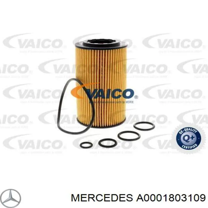 Filtro de aceite motor Mercedes A0001803109