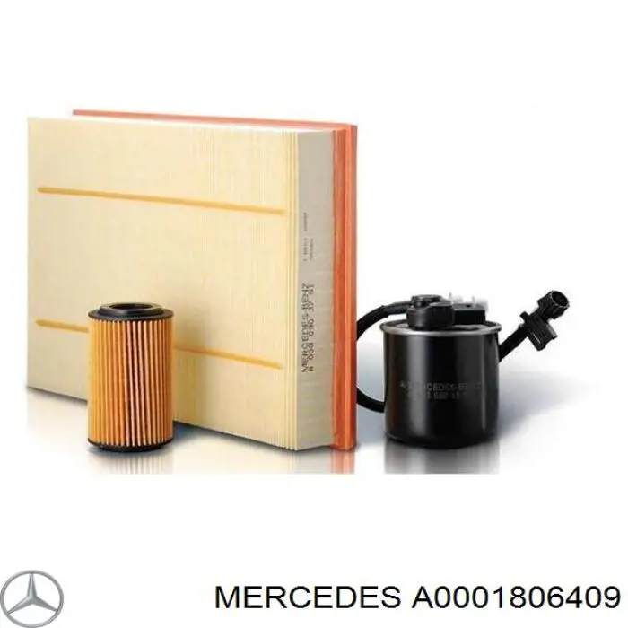 A0001806409 Mercedes kit de filtros para motor