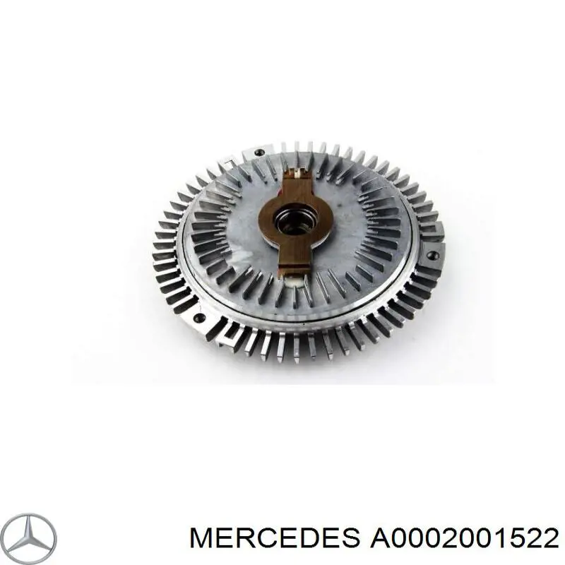 A0002001522 Mercedes embrague, ventilador del radiador