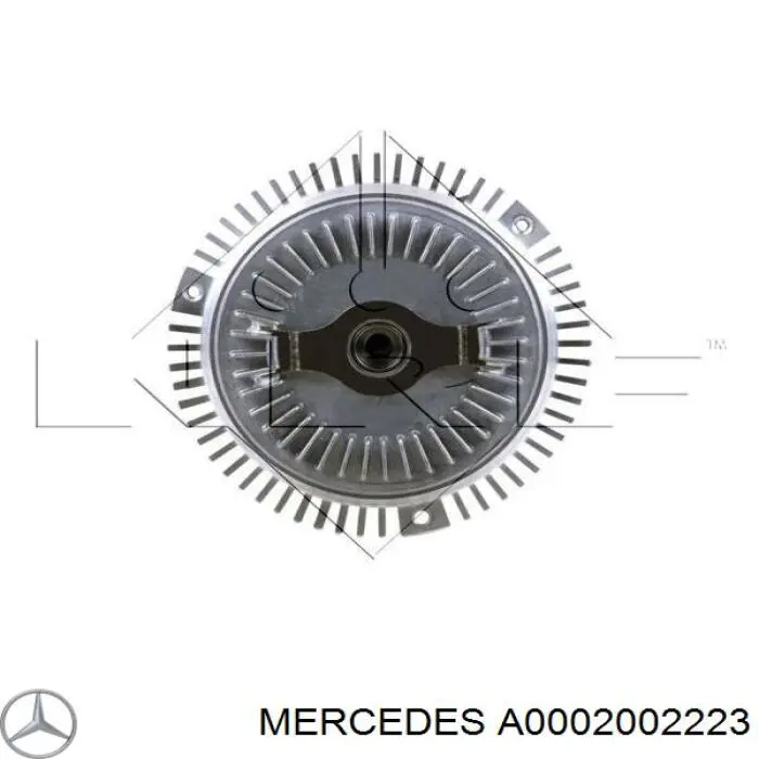 A0002002223 Mercedes sistema de enfriamiento de acoplamiento viscoso de polea(impulsor)