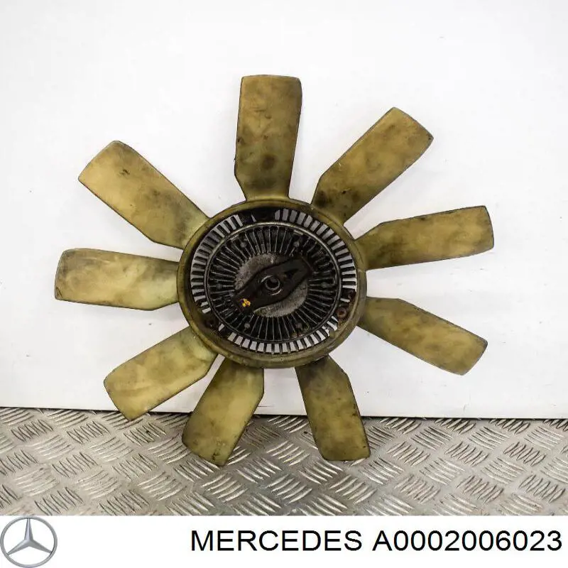 A0002006023 Mercedes rodete ventilador, refrigeración de motor