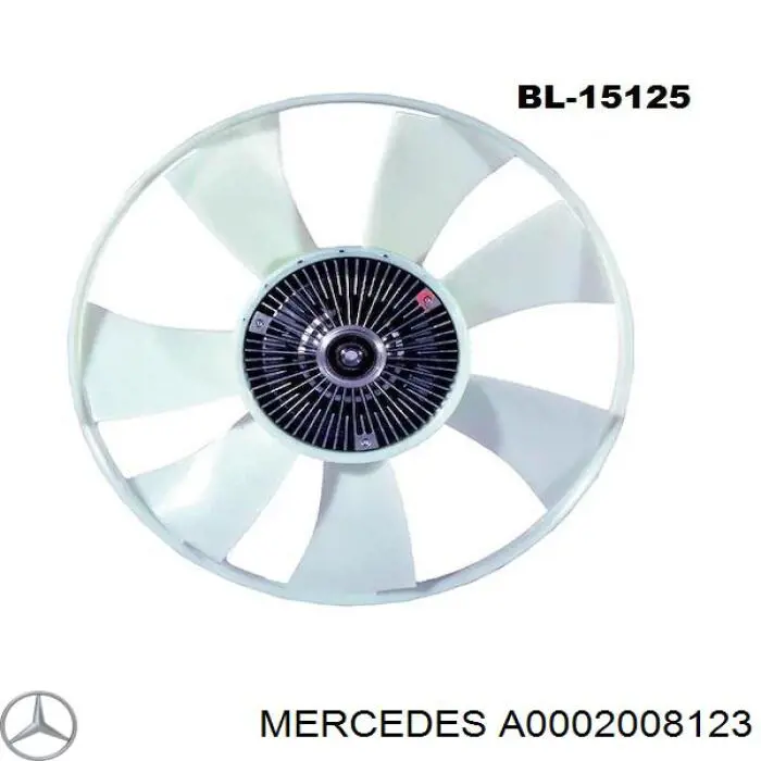 A0002008123 Mercedes Embrague viscoso
