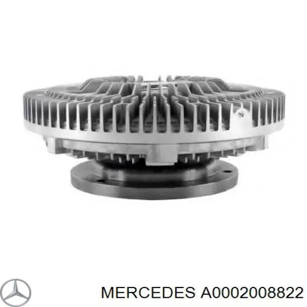 0002008822 Mercedes embrague, ventilador del radiador