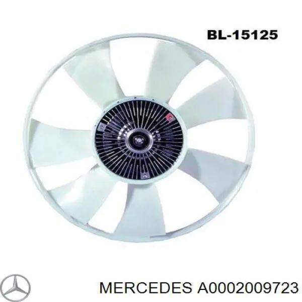 Comprar A0002009723 Mercedes Embrague viscoso de ventilador