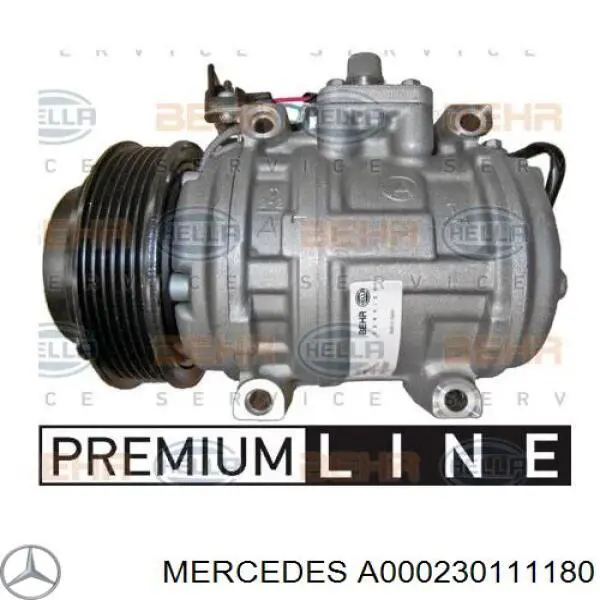 A000230111180 Mercedes compresor de aire acondicionado