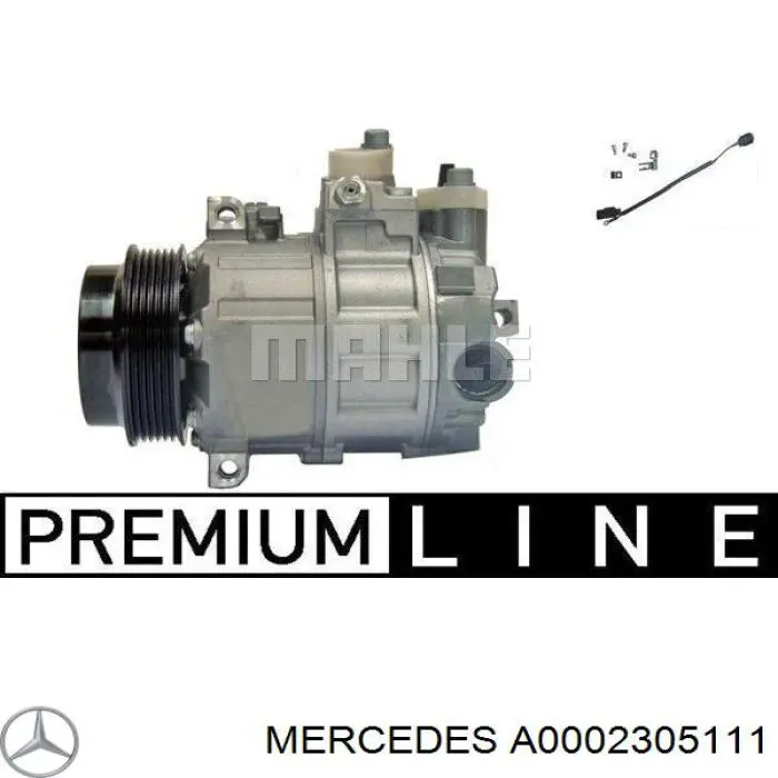 A0002305111 Mercedes compresor de aire acondicionado