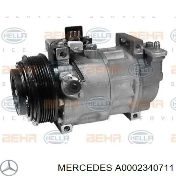 A0002340711 Mercedes compresor de aire acondicionado