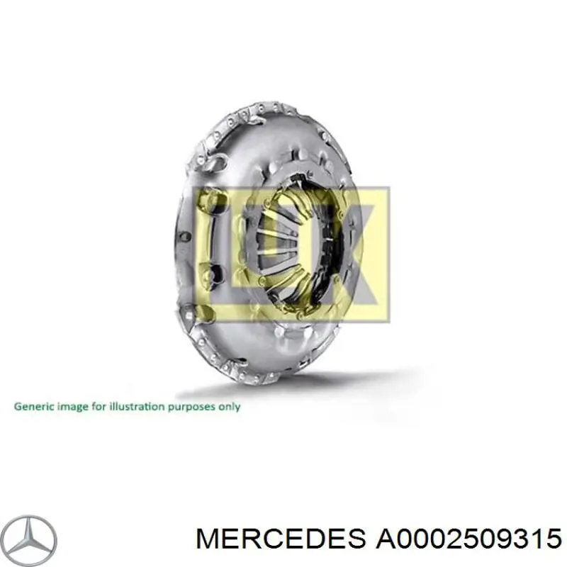 A0002509315 Mercedes cojinete de desembrague