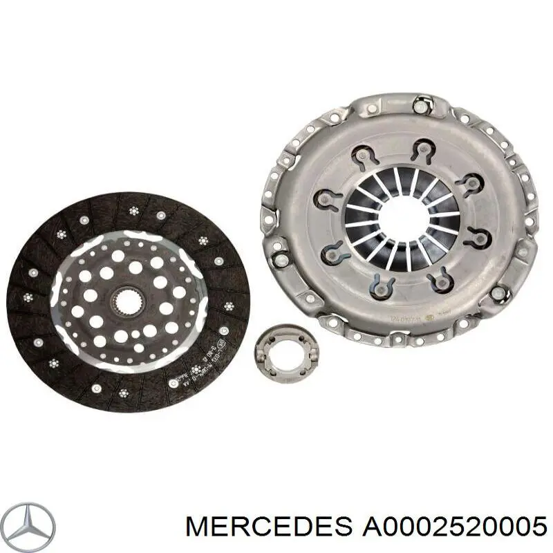 A0002520005 Mercedes disco de embrague