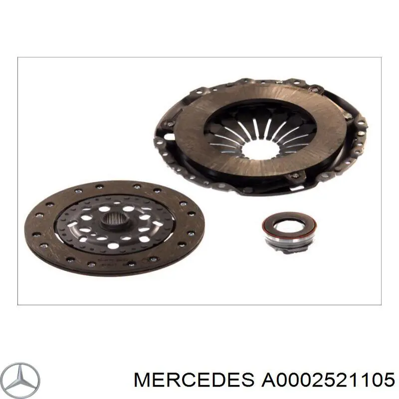 A0002521105 Mercedes disco de embrague