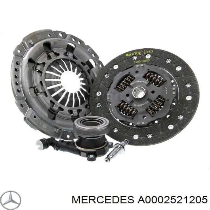 A0002521205 Mercedes disco de embrague