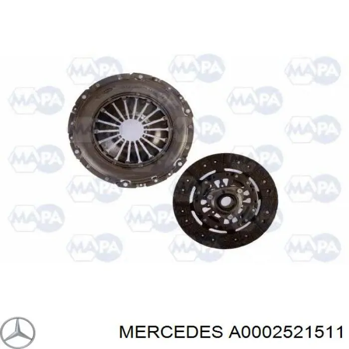 Comprar A0002521511 Mercedes Plato de presión de embrague