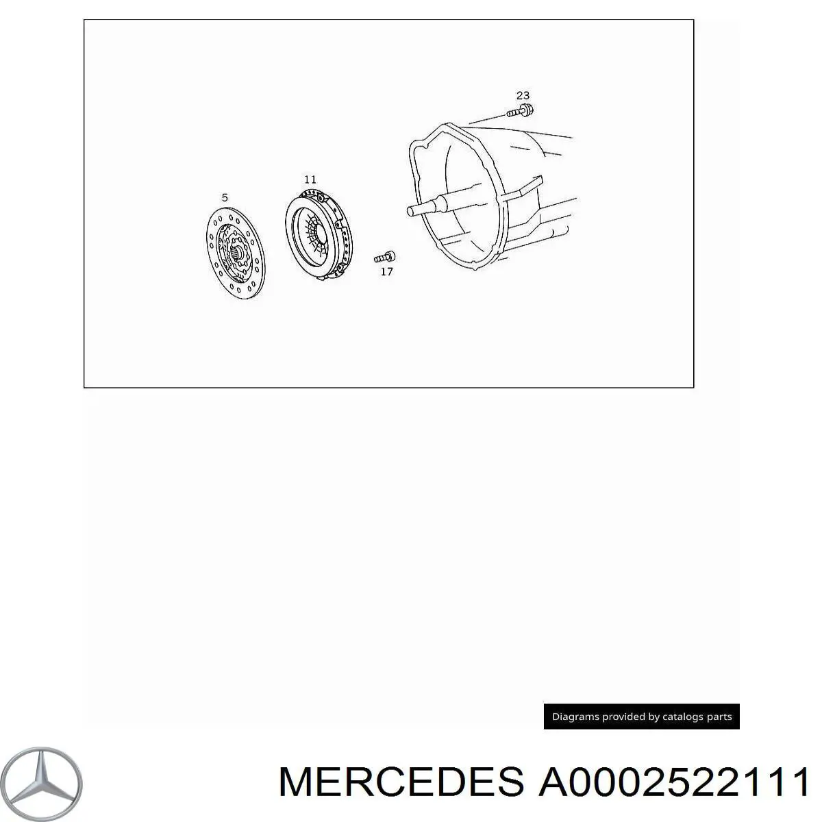 Plato de presión de embrague Mercedes A0002522111 precio, desde 69,70 EUR