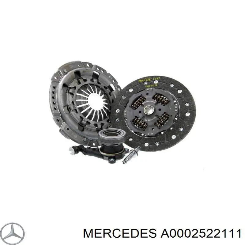 A0002522111 Mercedes plato de presión del embrague