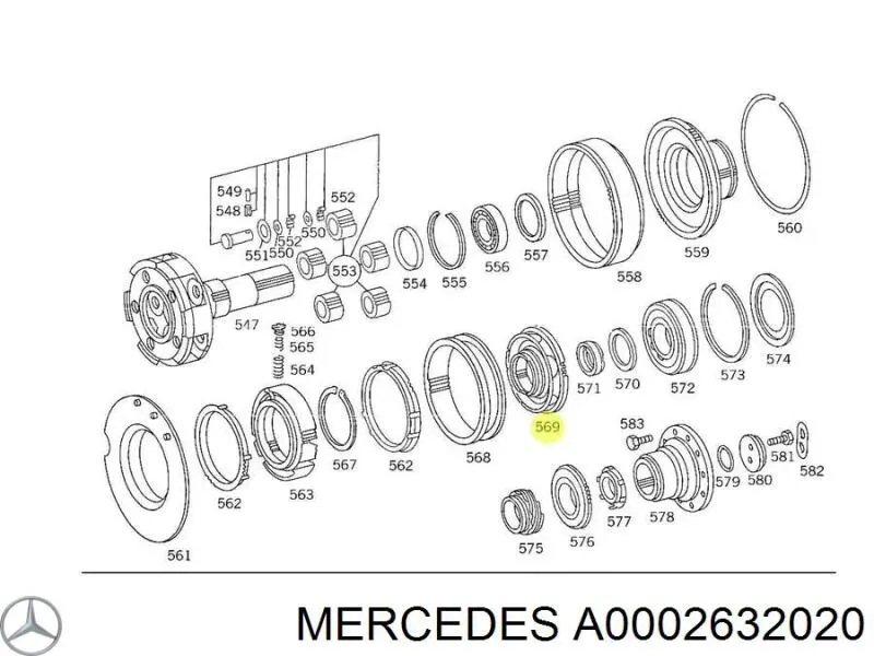 Comprar 1313233001 Mercedes Anillo sincronizador