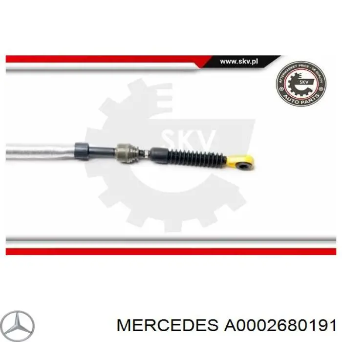 Cable de caja de cambios Mercedes A0002680191 precio, desde 40,14 EUR