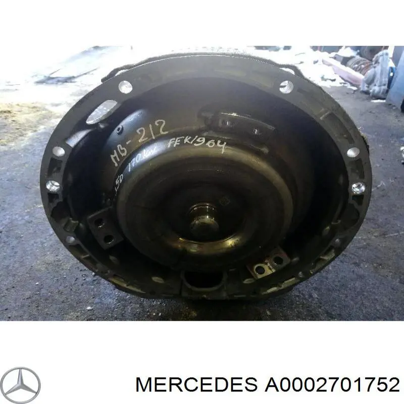 Módulo de control electrónico de la transmisión automática Mercedes 0002701752