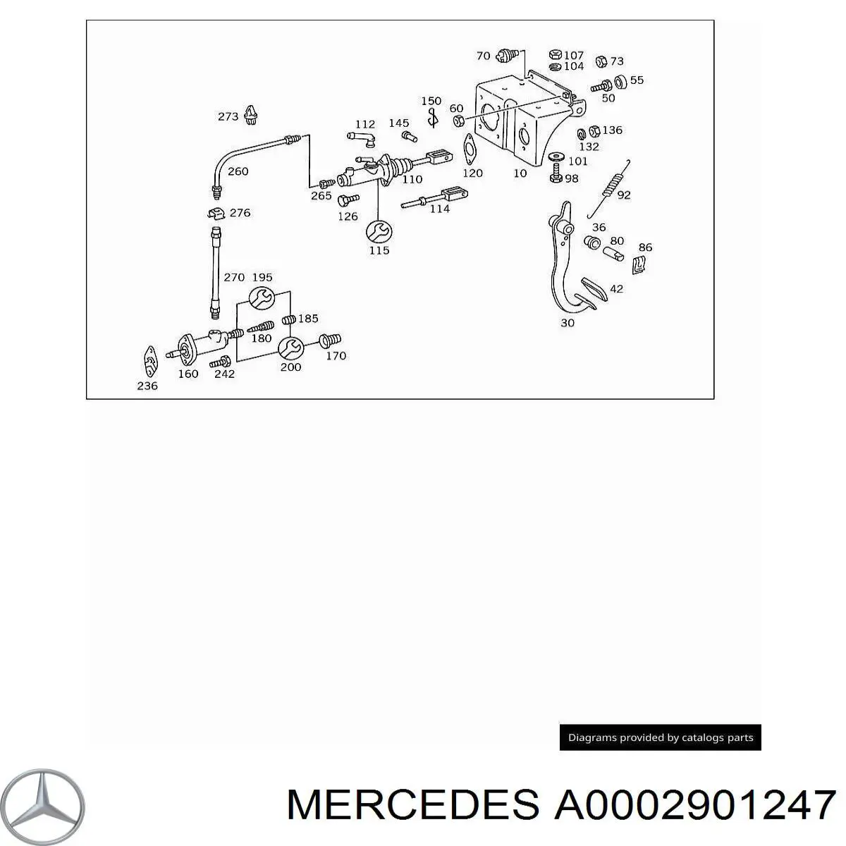 Cilindro de embrague Mercedes A0002901247 precio, desde 67,12 EUR