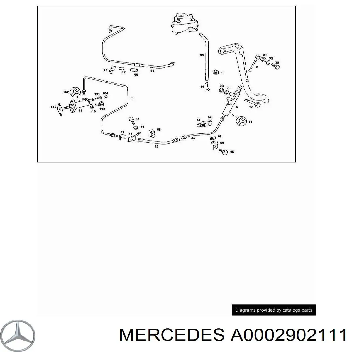 Comprar A0002902111 Mercedes Bombín de embrague