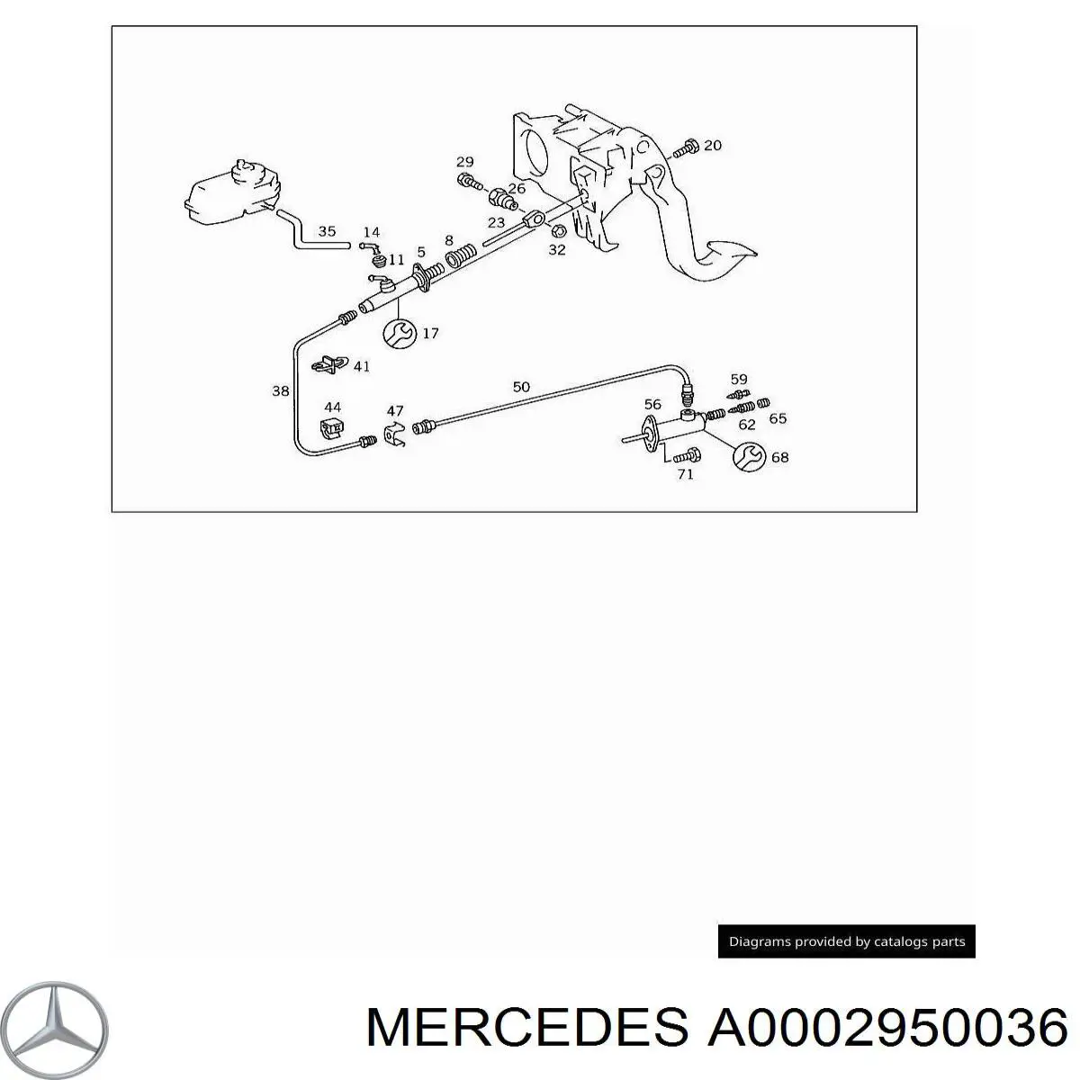  Mercedes A0002950036 precio, desde 16,17 EUR