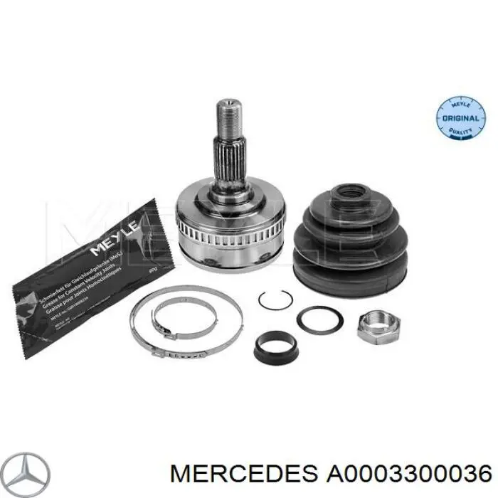 Junta homocinética exterior delantera Mercedes A0003300036 precio, desde 39,73 EUR